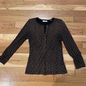 Floral Doen pointelle tee